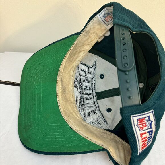 Vintage Philadelphia Eagles Snapback Hat Adjustable Sports Specialties NFL 90s - Picture 8 of 10